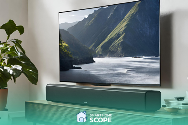 You can use a soundbar if you don't get your desired performance from your TV's built-in speaker