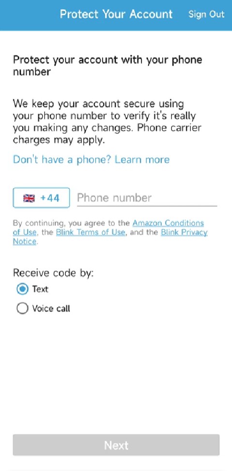 Verify your phone number