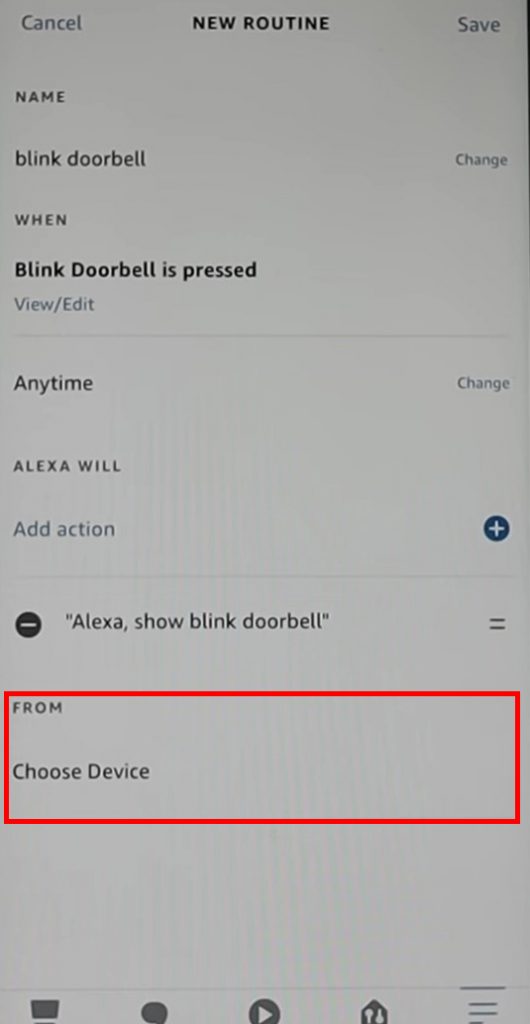 Tap on "Choose device" to see a list and select your device model.