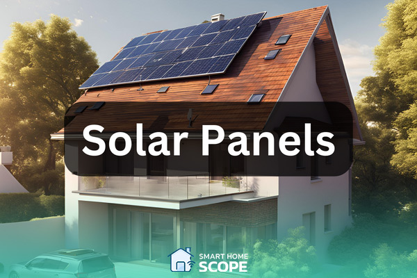 Solar panels are a must in an energy efficiency smart home!