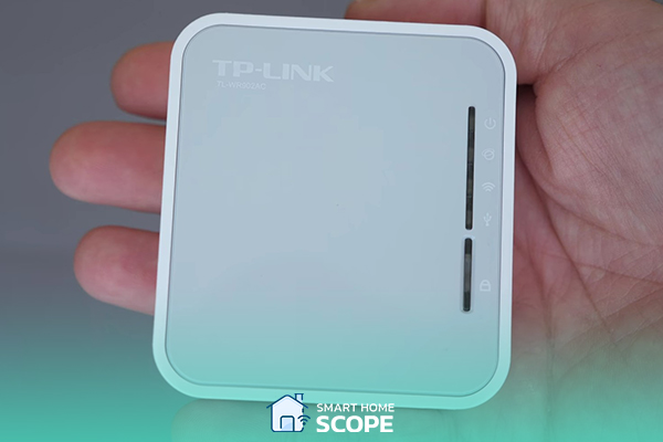 I use a TP-Link TL-WR902AC as my travel router