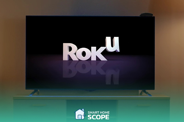 The Roku welcome screen