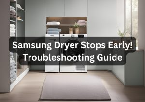 Samsung dryer stops early