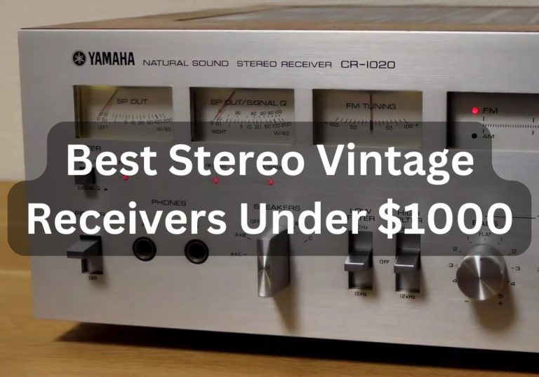 Best vintage stereo receivers under $1000