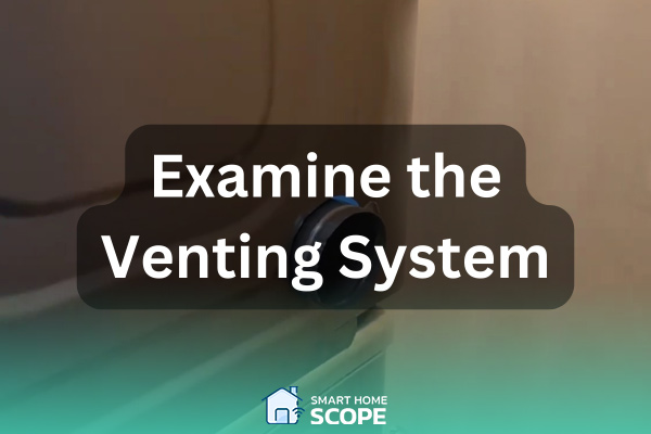 Examining the venting system is another step towards troubleshooting the Samsung dryer filter check error