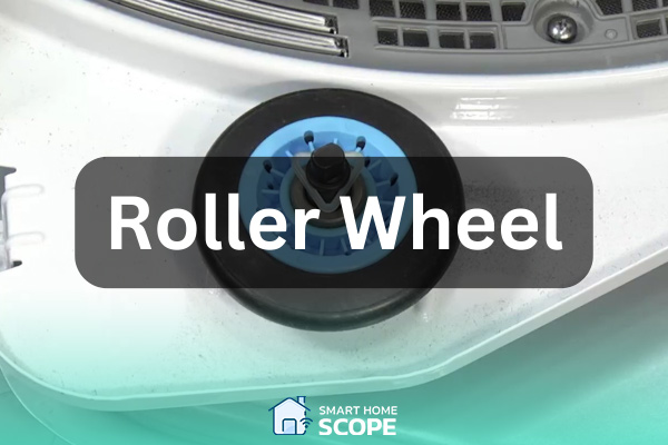 Damaged roller wheels could be responsible for Samsung dryer squeaking sound