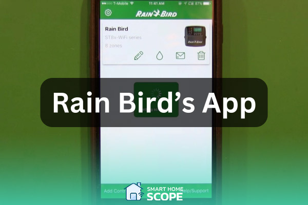 Rain Bird's app functionality