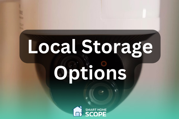 Which offers better local storage options, Reolink or Eufy?