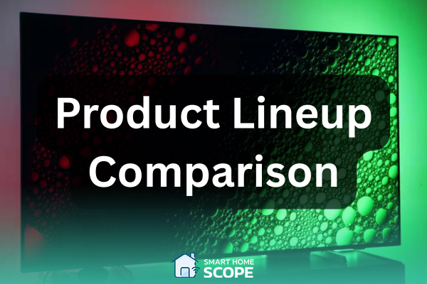 Vizio vs. Philips product lineup comparison
